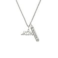thumbnail image 2 of Delight Jewelry Silvertone Mom Silvertone Mother Daughter Bar Charm Necklace, 23", 2 of 4