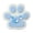 B002- Blue, variant on Squeeze Cat Paw, Relaxation Toys, 6In Flocked, Jumbo Squeeze Toys, Cat Relaxation Relief, Cute Desk Decor, Desk Decorations for Women Office, Pastel, 1 Pc