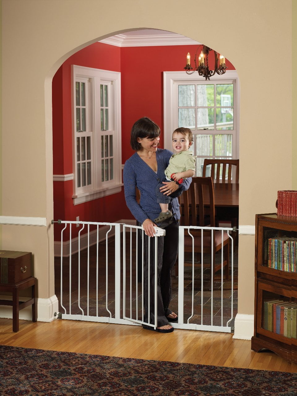 Regalo Extra Widespan Walk Through Safety Gate White Walmart Com