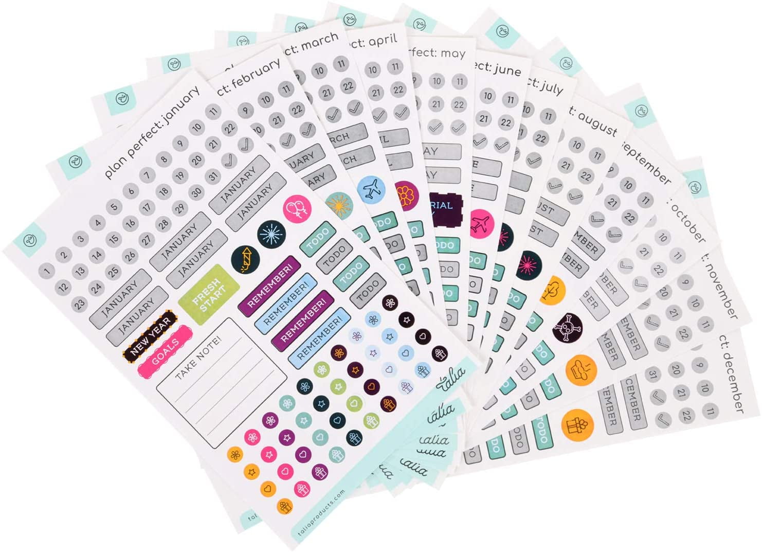 Talia Discbound Notebooks Planner Customizable - 08909