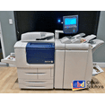 thumbnail image 1 of Pre-Owned Xerox D110 Monochrome Laser Production Printer – 110ppm, Print, Copy, Scan, 4 Trays, Bypass Tray, Booklet Maker Finisher (TKX), and Xerox Integrated Server, 1 of 7