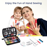 Sewing Kit for Adults, 97PCS Portable Sewing Supplies, Needle and Thread Kit with Sewing Supplies and Accessories for Kids, Beginner, Home, Travel, Emergency Repairs