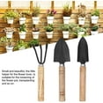 thumbnail image 2 of 3pcs Mini Plant Garden Tools Set, Spade Claw Rake Shovel Succulent Gardending Hand Tools Kit For Seedling Soil,caring Succulent,houseplent,bonsi, 2 of 4