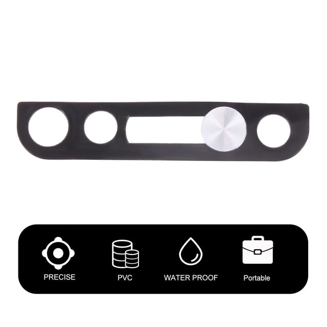 CIMAXIC 2Pcs Phone Camera Privacy Cover Plated Silver Front-Facing Protector with Easy Adhesive Design