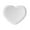 White, variant on Way to Celebrate 1pk Red Ceramic Heart Serving Tray