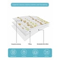 thumbnail image 4 of Twin Quilt Bedding Set, Sage Green Polka Dots Reversible Summer Quilt 3 Pieces, Yellow Watercolor Abstract Art Lightweight Bedspreads Coverlets with 2 Pillow Shams for All Seasons, 4 of 5
