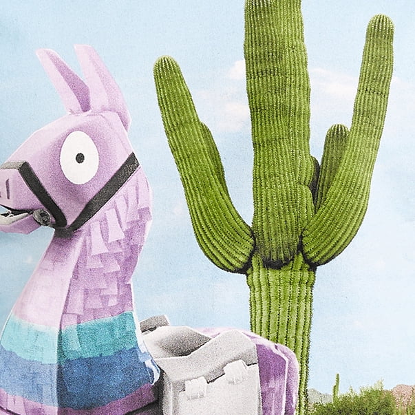 fortnite fortnite men s loot llama cactus short sleeve graphic t shirt up to size 3xl walmart com - cactus fortnite