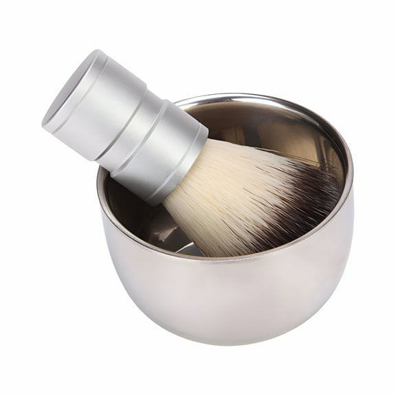 RAGUPEL Professional Shaving Brush Shaving Bowls Soap Bowl Stainless Steel Beard Brush Set for Home