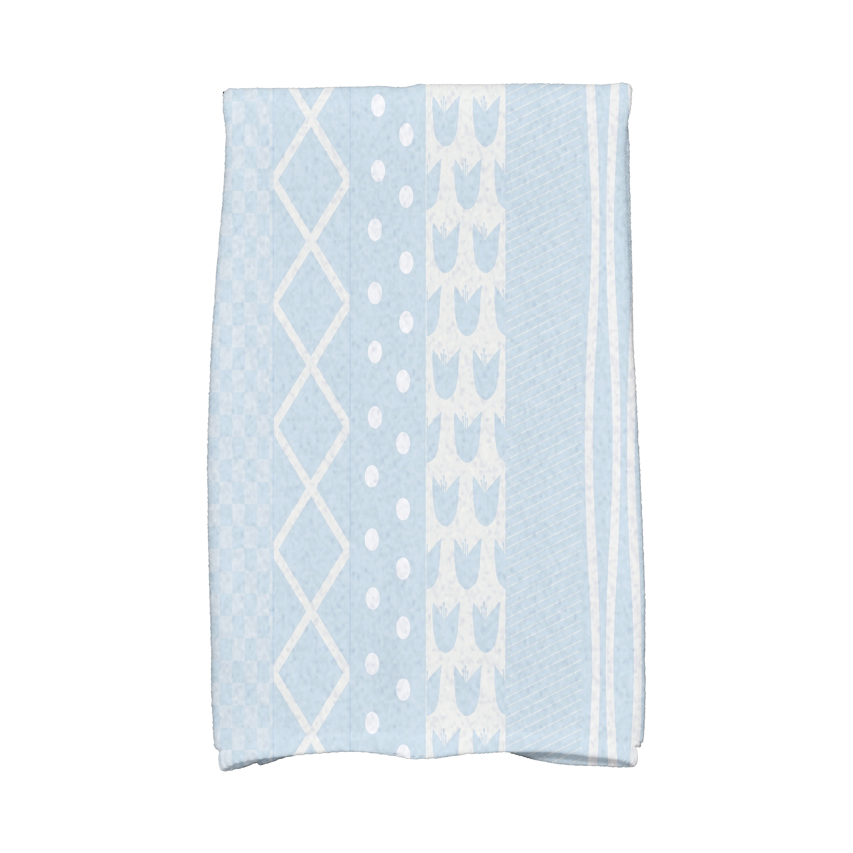 Simply Daisy, 16 x 25 inch, Pattern Stripe Kitchen Towel, Green