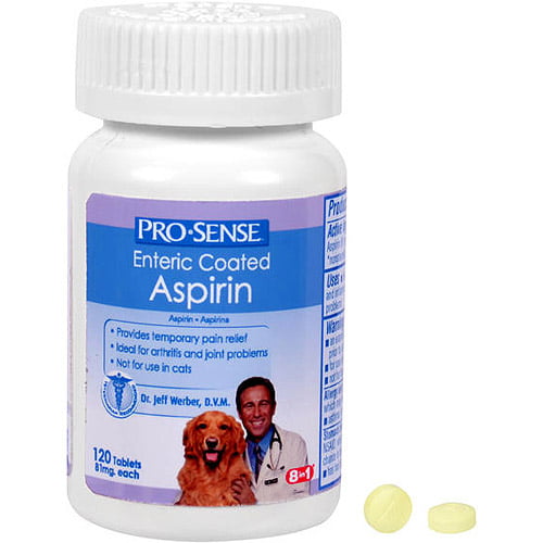 Can you give dogs aspirin for joint pain in hips Pro Sense Enteric Coated Aspirin For Dogs 120 Count Walmart Com Walmart Com