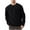 B_ Black, variant on YLSDY Mens Fleece Sweatshirts Buttons Henley Shirts Long Sleeve Casual Crewneck Solid Basic Warm Pullover Tees Black XL