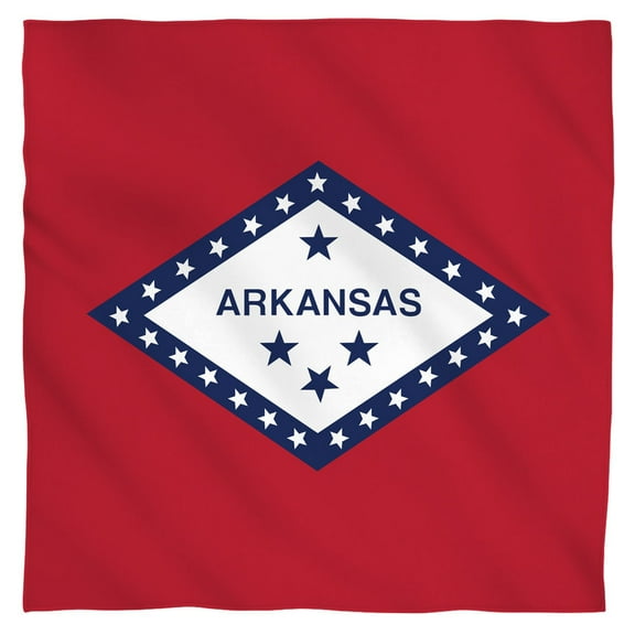 - Arkansas Flag - Bandana - 22" x 22"