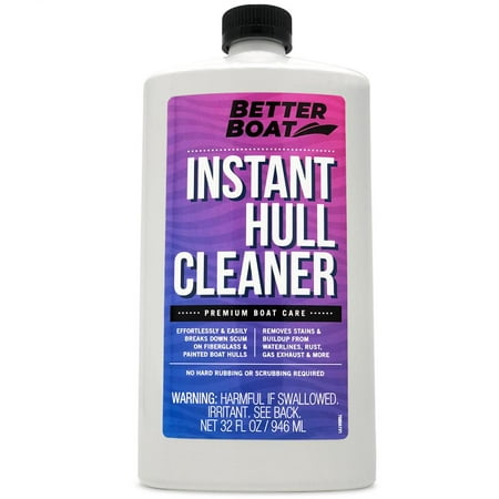Boat Hull Cleaner for Fiberglass and Painted Boats Cleaning Marine Stain Remover (Best Fiberglass Hull Cleaner)