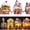 Pink, variant on Ayieyill Lighted Gingerbread Train Christmas Decor Set, 3PCS Christmas Train Table Decor, Gingerbread Man Figurine Christmas Train Decoration for Indoor Decoration & Holiday Gift (Pink)