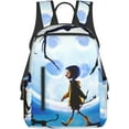 thumbnail image 1 of Coraline Unisex Backpack Laptop Bag College Lightweight Basic Daypack For Adult, 1 of 5