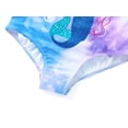 thumbnail image 5 of Serdomi Toddler One Piece Swimsuit Beach Bathing Suit Cute Purple Cartoon Mermaid Swimwear for Girls Size 10, 5 of 7