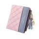 thumbnail image 1 of Leather Wallet, Pu Small Purses for Women, Bifold Card Holder Small Purse with Zipper Coin Pocket, Multicard Women'S Wallets Coin Purse for Cash, Card, Bill (Pink), 1 of 5