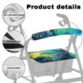thumbnail image 5 of HELLHERO Swirls Rollator Seat Covers Seat and Backrest Covers & Dust Proof Non-Slip Fit Fit Walkers for The Elderly, 5 of 7