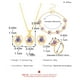 thumbnail image 2 of Fiudx Conjunto de Joyas de Amor, Elegante Collar y Pulsera de Cristal, Pendientes Impresionantes para Mujer, Ligeros y Cómodos de Llevar, Perfectos para Regalar En San Valentín, Una Opción Romántica., 2 of 5