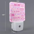 thumbnail image 2 of Honeii Best Mom ever Print LED Night Light with Light Sensor, Night Lights Plug Into Wall,Ideal for Bedrooms and Hallways-EU, 2 of 7