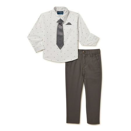 

Freestyle Revolution Toddler Boy Dress Shirt & Pants with Tie Outfit Set 3-Piece Sizes 2T-4T