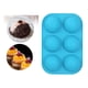 thumbnail image 4 of de silicona semiesférico de 6 cavidades, para hornear para bombas caliente, pasteles, gelatina, mousse de , fácil Azul Baoblaze molde de chocolate, 4 of 7