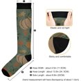 thumbnail image 3 of FREEAMG Banana Pattern Compression Socks for Women and Men, 1 Pair, 3 of 7