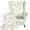 Green Butterfly Rose Flower, variant on Jiueut Blue Butterfly Rose Flower Print Wing Back Chair Covers with Arms Armchair Covers, 2-Piece Armchair Cover Washable Sofa Protector, Wingback Chair Cover Sofa Covers Sofa Slipcovers