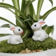 thumbnail image 4 of CEHVOM Craft Garden PVC Rabbit Miniatures 2.5x2cm Easter Day Clearance, 4 of 4