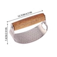 thumbnail image 3 of Leojiow Stainless Steel Garlic Compact Manual Kitchen For Garlic Into Paste 10.7X7.4X5.1Cm Utility, 3 of 6
