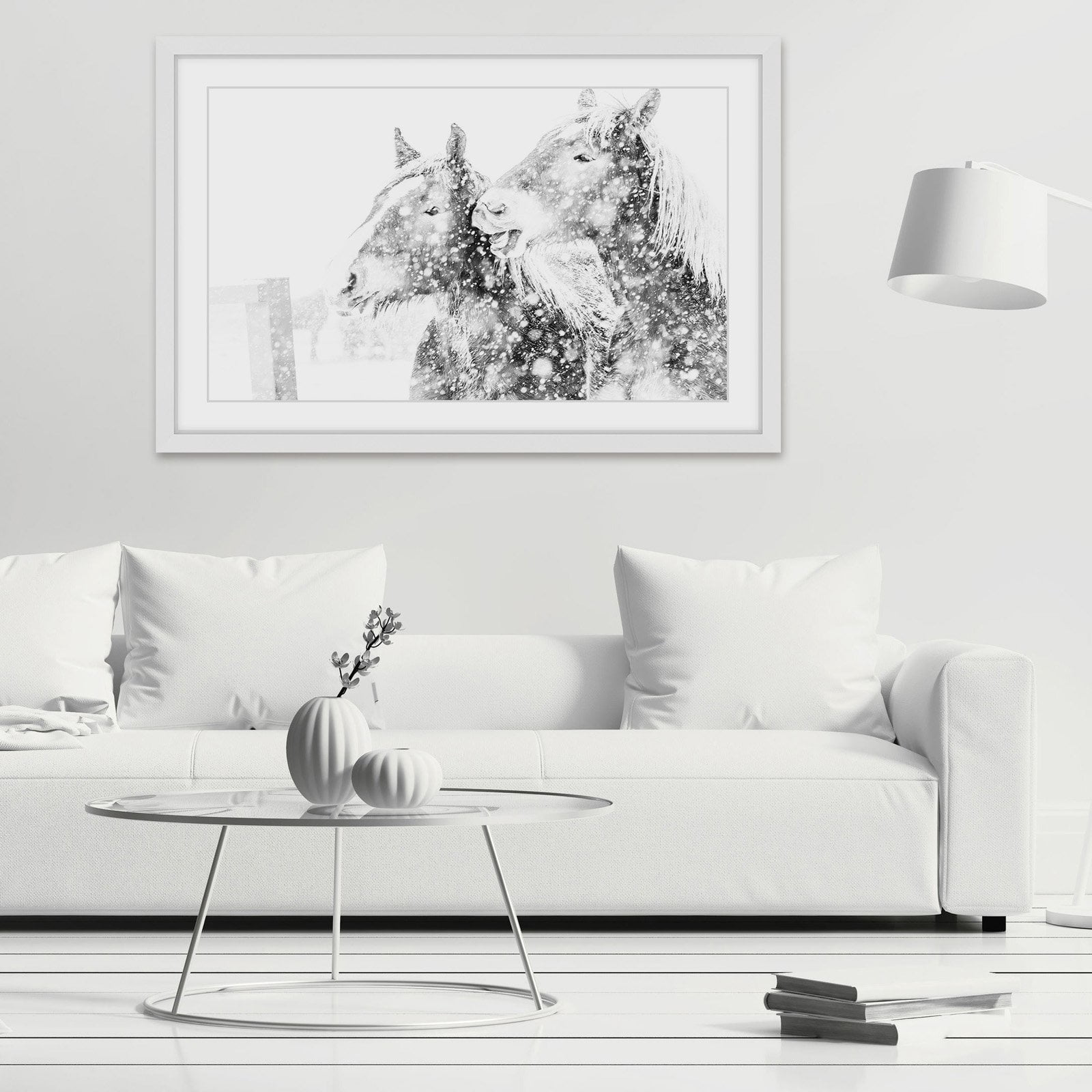 Marmont Hill "Laughing Equus" Framed Painting Print