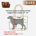 thumbnail image 6 of Luxury Vegan Leather Dog Carrier Purse with Comfort Cushion & Multiple Pockets - Ergonomic Pet Travel Tote Bag for Small Dogs and Puppies, 6 of 7
