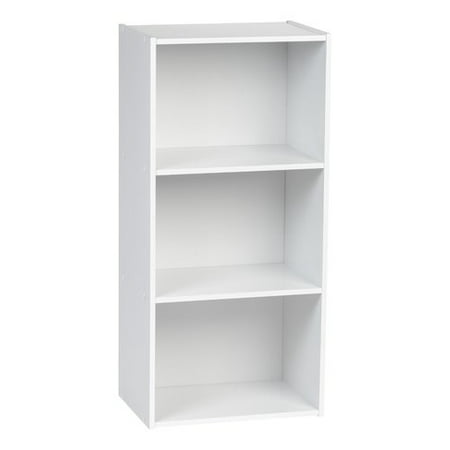IRIS 3-Tier Open Wood Bookcase Storage Shelf,