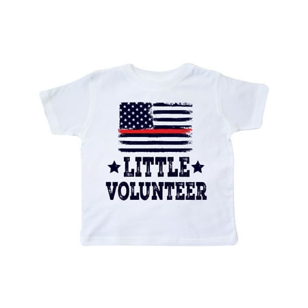 

Inktastic Firefighter Little Volunteer Gift Toddler Boy or Toddler Girl T-Shirt