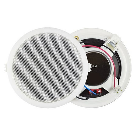

5 Inch Ceiling Speaker 5-10W LoadSpeaker Stereo Sound for Public Address Background Music Audio(Level Pressure)