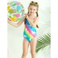thumbnail image 3 of URMAGIC Girls One Piece Swimsuits Unicorn Sport Halter Swimwear Beach Bathing Suit 2-8 Years, 3 of 12