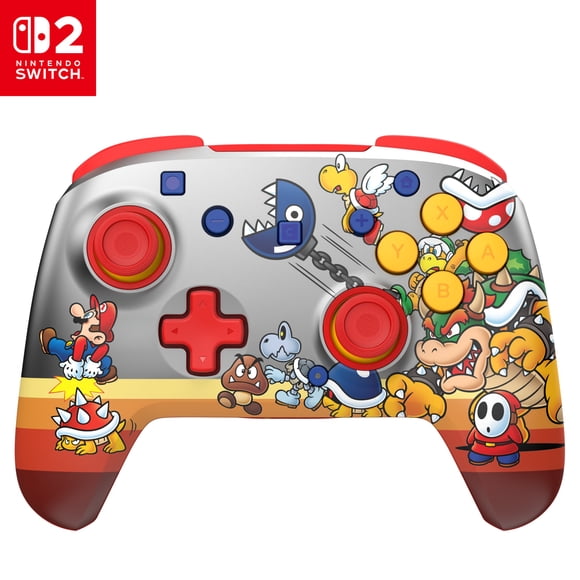 Turtle Beach Rematch Wireless Controller (Koopa Troop) - Officially Licensed for Nintendo Switch 2, Nintendo Switch - TMR thumbsticks, Customizable RGB, Rechargeable Battery