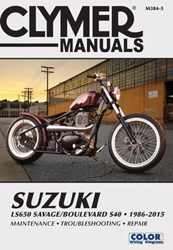 Suzuki LS650 Savage Boulevard S40 Motorcycle (1986-2015) Clymer Repair Manual ^