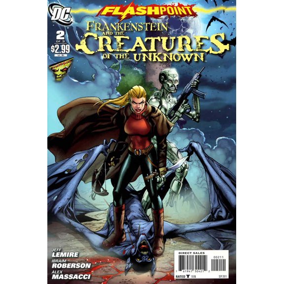 Flashpoint: Frankenstein And the Creatures of the Unknown #2 VF ; DC Comic Book