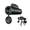 40x60 Black, variant on WZCPCV 80x100 Monocular Telescope,High Powered Zoom Monocular Telescope with Phone Holder & Tripod,Adults Low Night Vision Monocular,Green