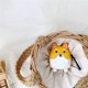 thumbnail image 4 of 2 piezas de fundas protectoras para auriculares Airpods con diseño de perro Corgi estéreo de dibujos animados, accesorios de carga inalámbrica para auriculares Airpods de silicona suave., 4 of 5