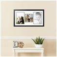 thumbnail image 2 of ArtToFrames Collage Photo Picture Frame with 1 - 8x8 and 2 - 8x12 Openings, Framed in Black with Porcelain and Black Mats (CDM-3926-71), 2 of 8
