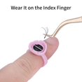 thumbnail image 5 of 100pcs Bagues de Colle pour Extensions de Cils Porte-Colle Intelligent Tasse de Colle Jetable pour un Aération Rapide et Facile, 2 Méthodes d'Utilisation, Rose, 5 of 5