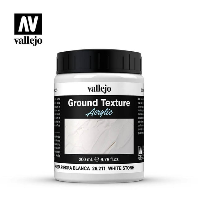 Vallejo Diorama FX Texturas de Suelo 200 ml (6.76 fl.oz.) - Pigmentos Permanentes y Resinas Acrílicas Base Agua, Ideal para Miniaturas, Maquetas a Escala y Dioramas