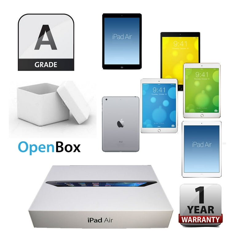 Restored Apple iPad Air 9.7-inch 32GB Space Gray Wi-Fi Only Bundle