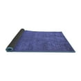 thumbnail image 2 of Ahgly Company Indoor Square Oriental Blue Industrial Area Rugs, 4' Square, 2 of 4