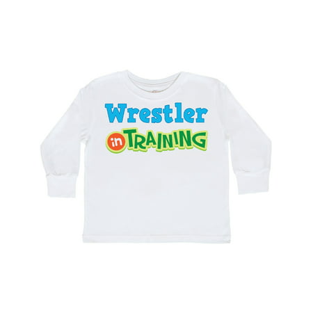 Wrestler in Training Toddler Long Sleeve T-Shirt