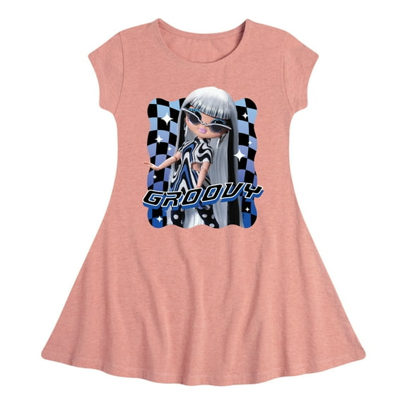 LOL OMG! Fashion Dolls - Groovy Babe - Toddler & Youth Girls Fit & Flare Dress