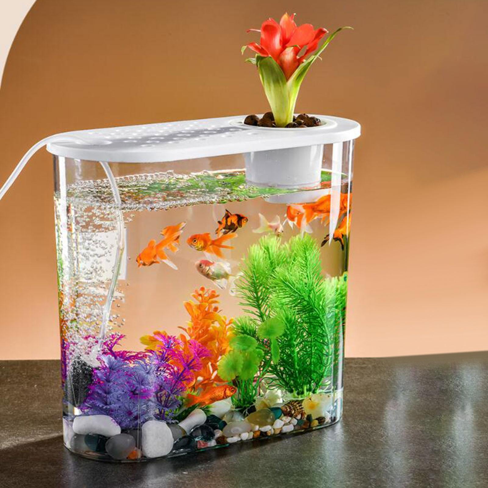 Bvdfgk Aquaponics Planter Aquarium Plants Growing System Planting Basket Ornament Betta Soil Cultivation