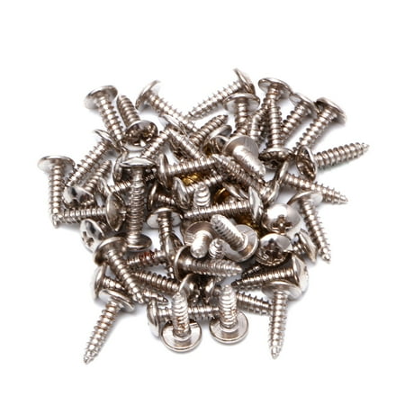 

FAIOIN 50Pcs Black Guitar Bass Pickguard Mounting Screws For ST TL SG for LP Guitar